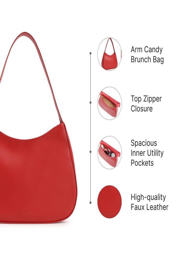 Fastrack Luscious Red Shoulder Bag for Women, Ladies and Girls - Image 3
